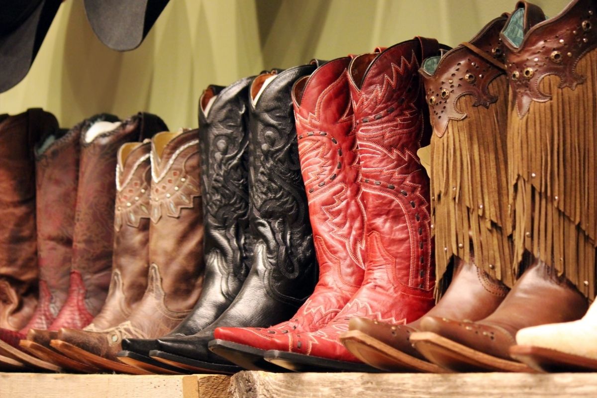 Decorative cowboy boots