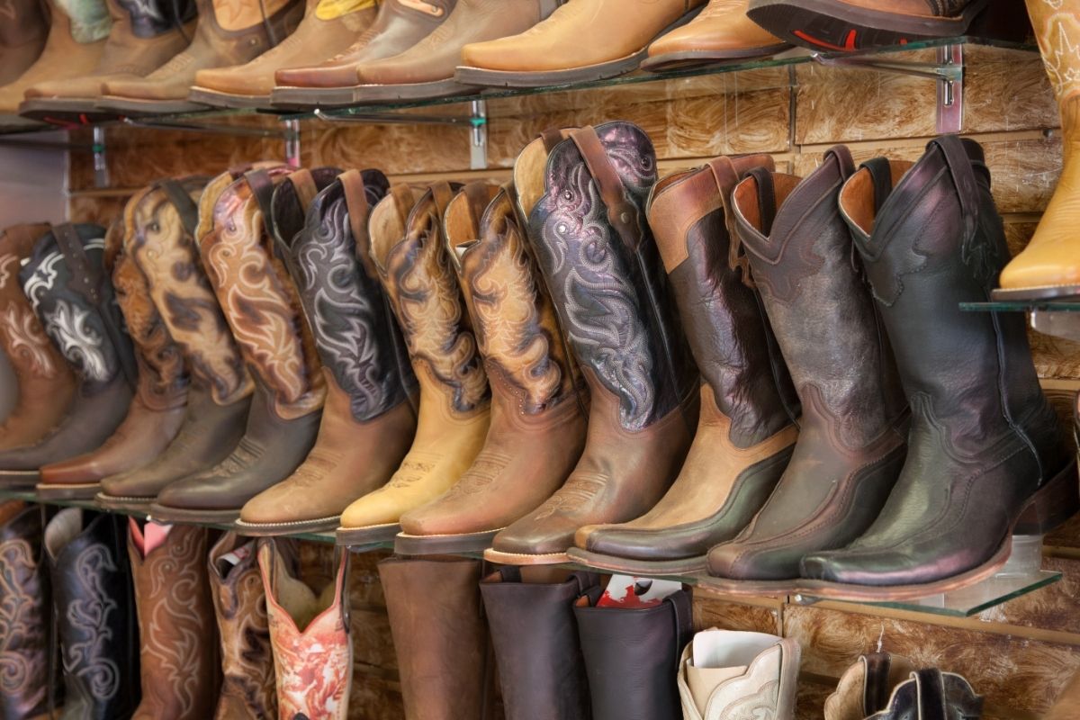 Different cowboy boots