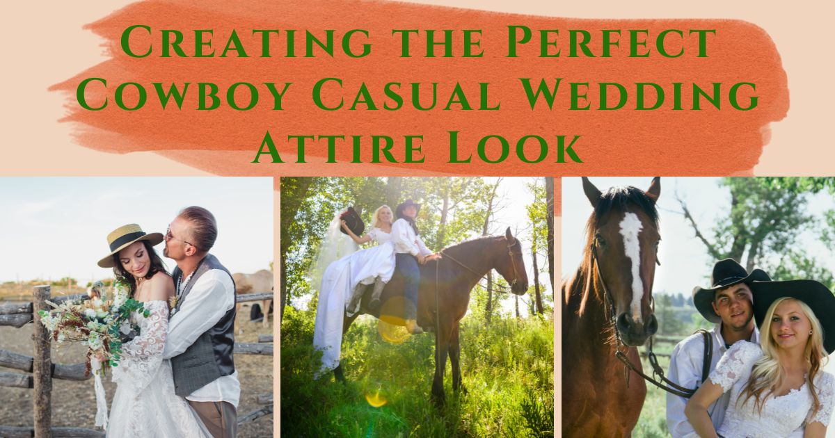cowboy casual wedding attire